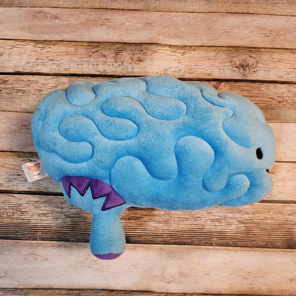 I Heart Guts Brain Plush Toy All You Need is Lobe